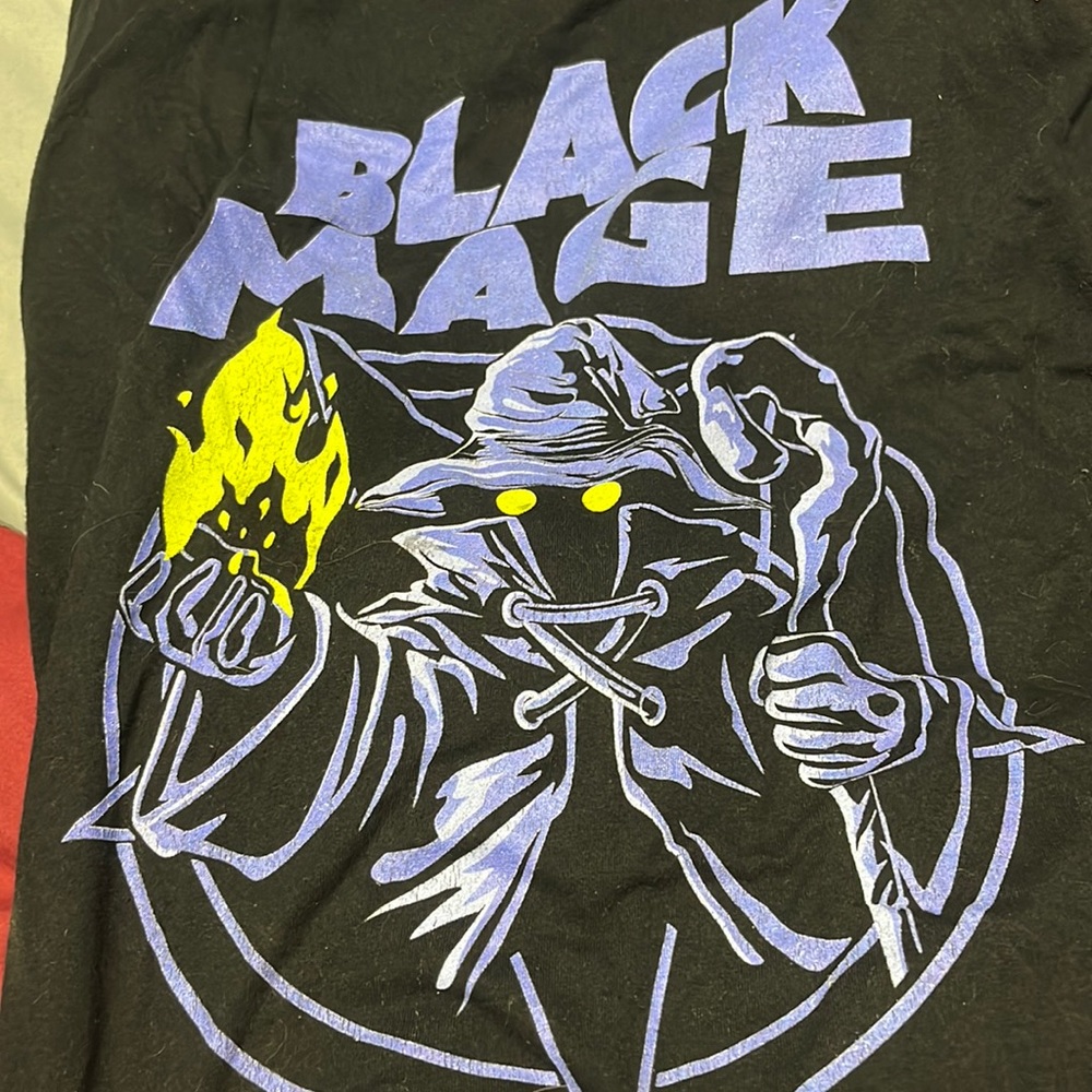 Final Fantasy black mage shirt